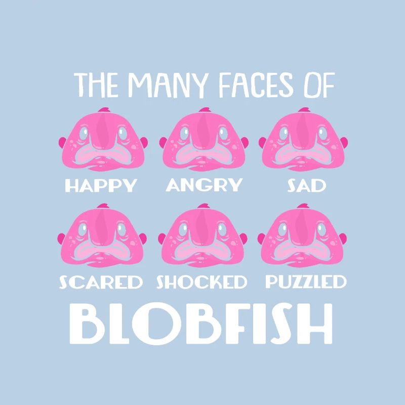 Blobfish Deep Sea Grumpy Introverted Gift