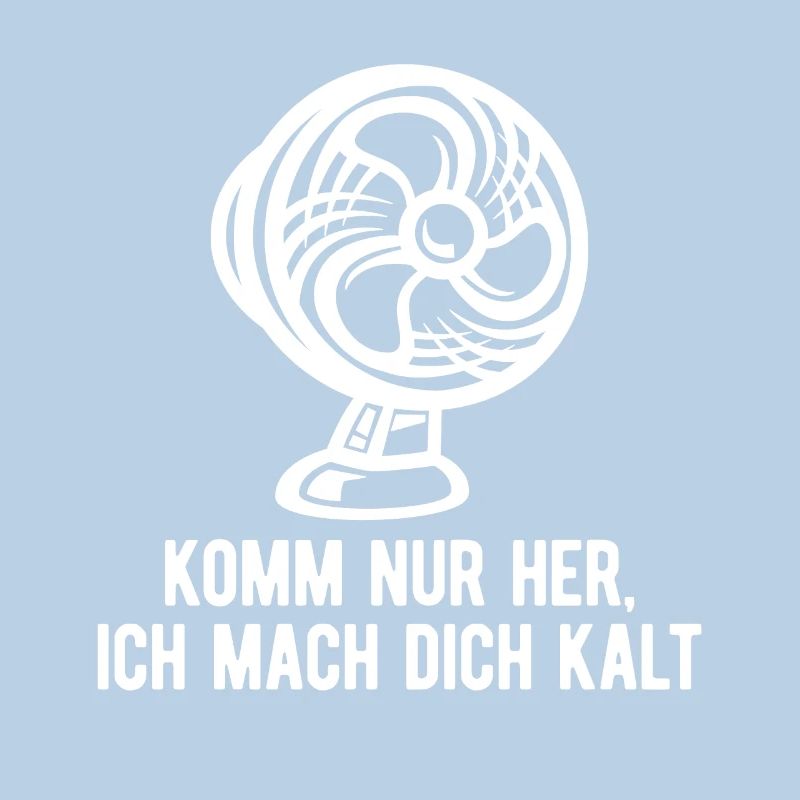 Lustiges Sommer Hitze Ventilator