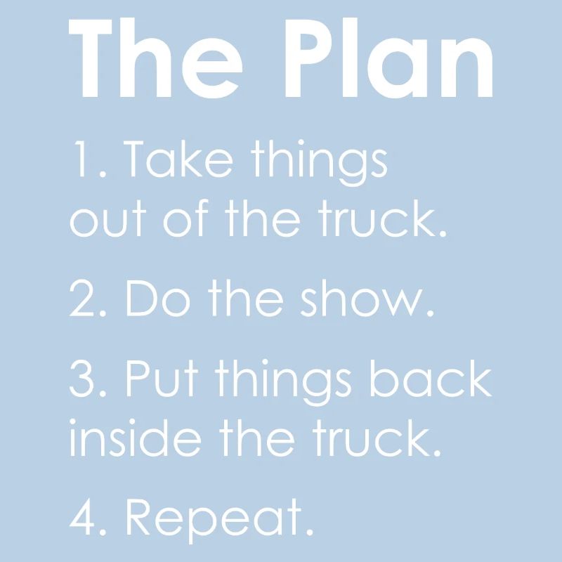 STAGEHAND CREW PLAN Lichttechniker Geschenk