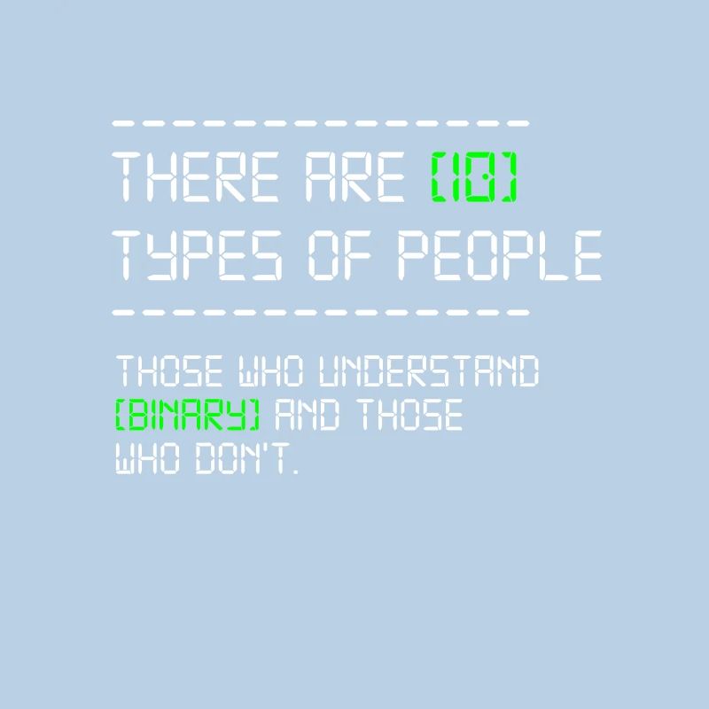 10 Arten von Menschen Programmierer Coder Entwickler Geschenk