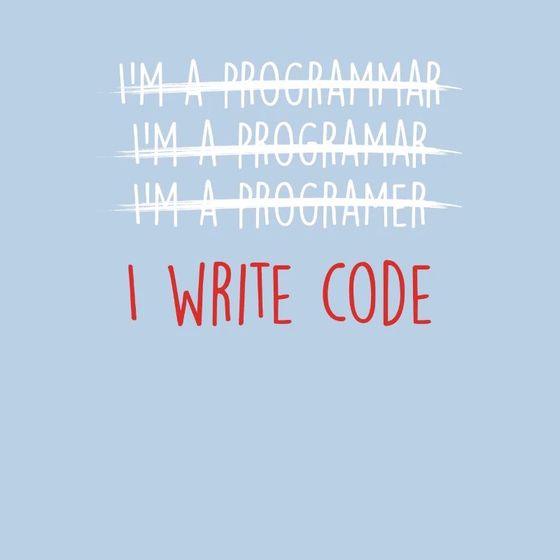 I Write Code Coder Programmer Programming Gift