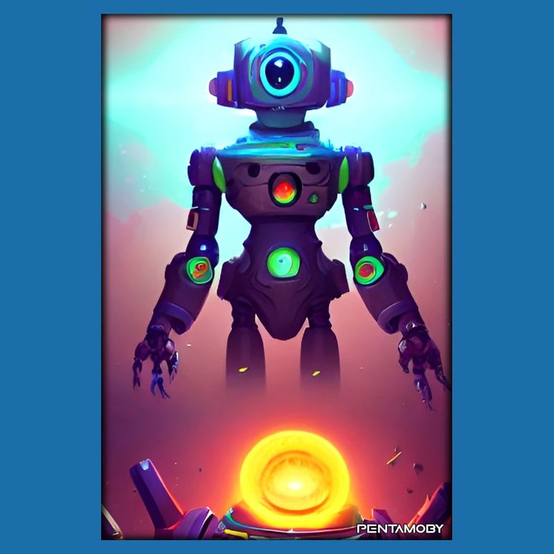 Robot Future Science Machine de science-fiction