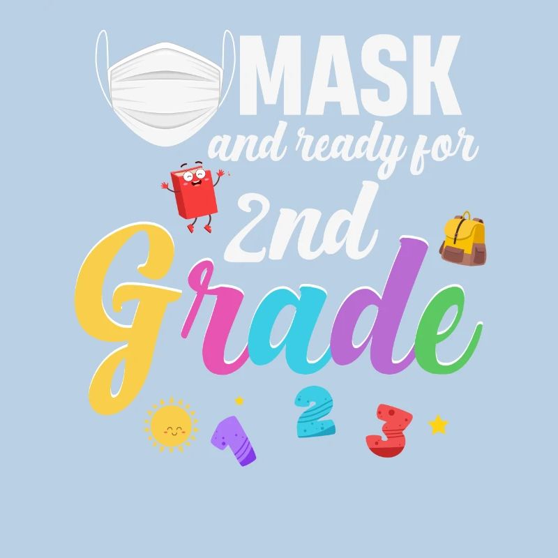 Mask and ready for 2nd class, ready for