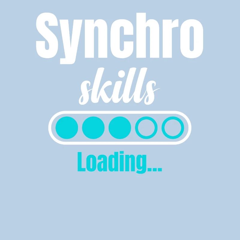 Loading synchro skills. Synchronized swimming