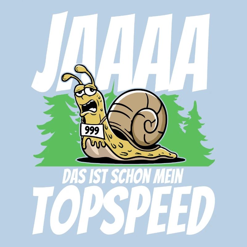 L’escargot de course dit oui, c’est déjà la vitesse de pointe