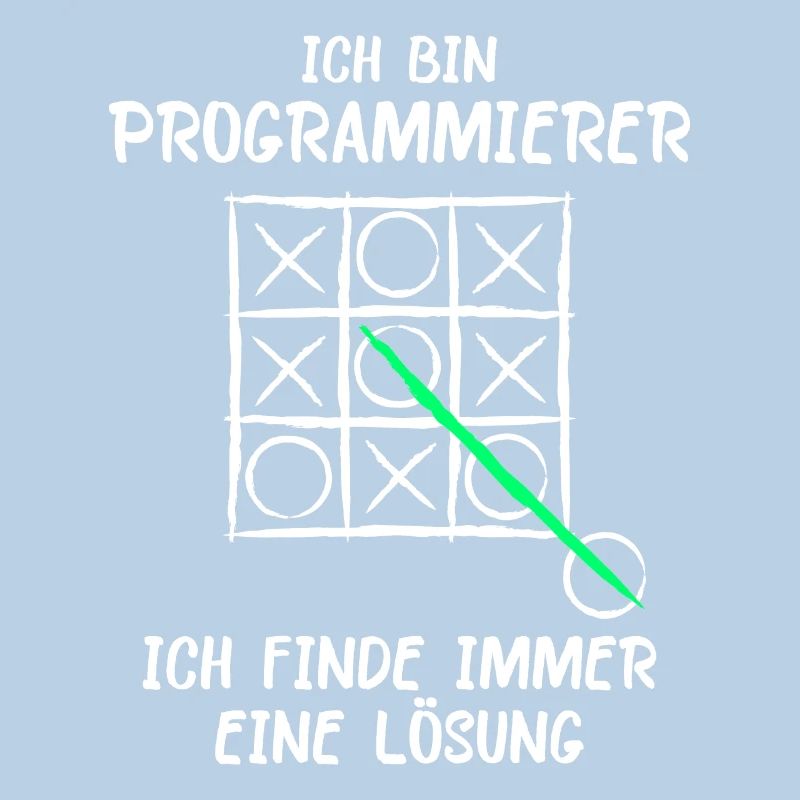 Ich bin Programmierer Lösung Spruch Computer Nerd