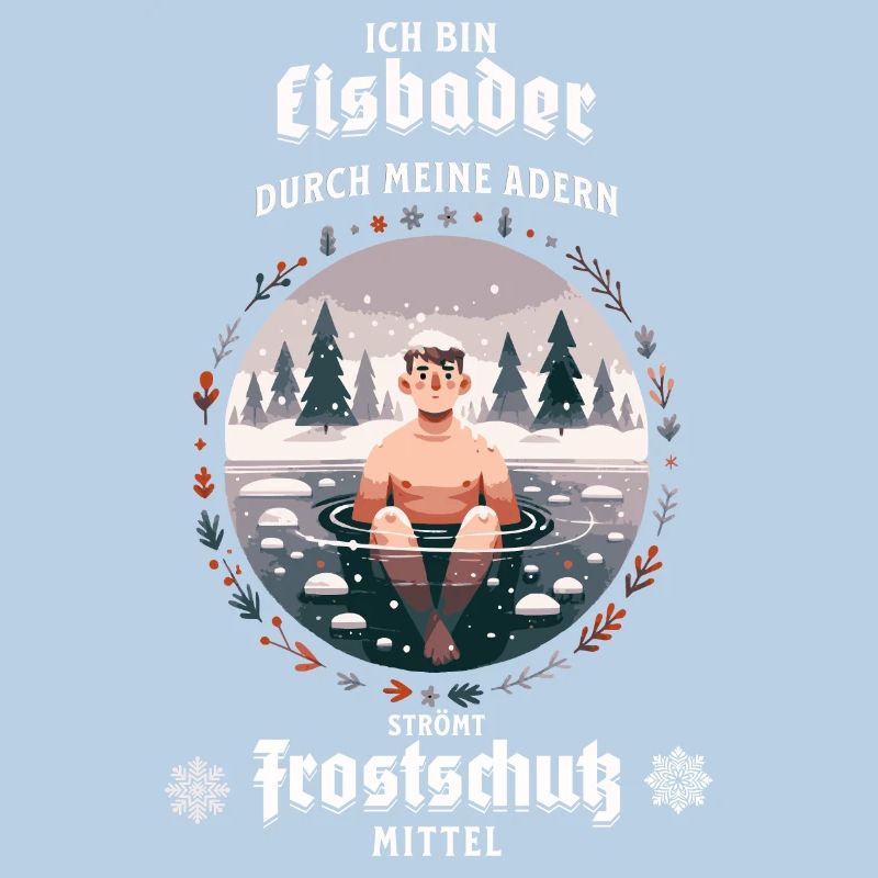 Der Eisbader – Kältetherapie bei Eisbad im Winter