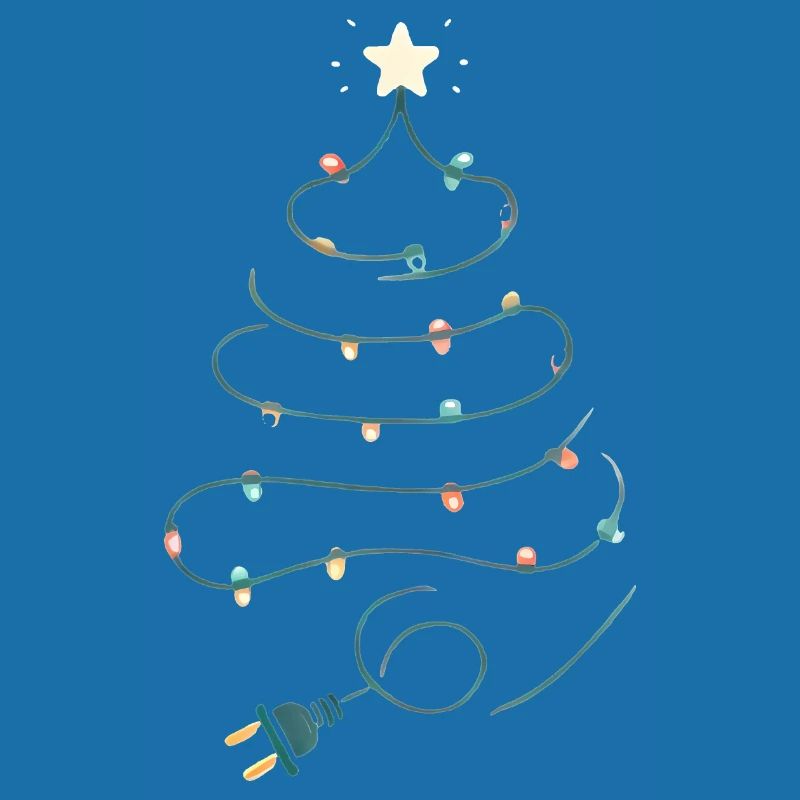 Christmas Tree String Lights Design