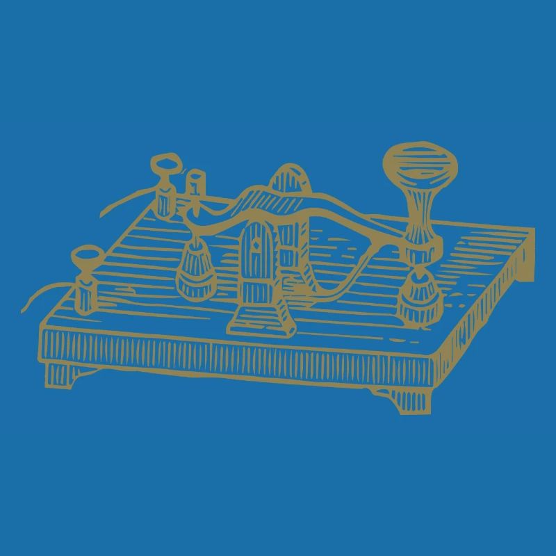 Vintage Morse Code Device, Retro Communication