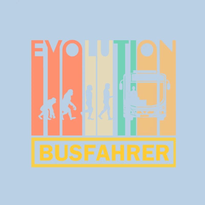 Busfahrer Beruf Geschenk · Evolution