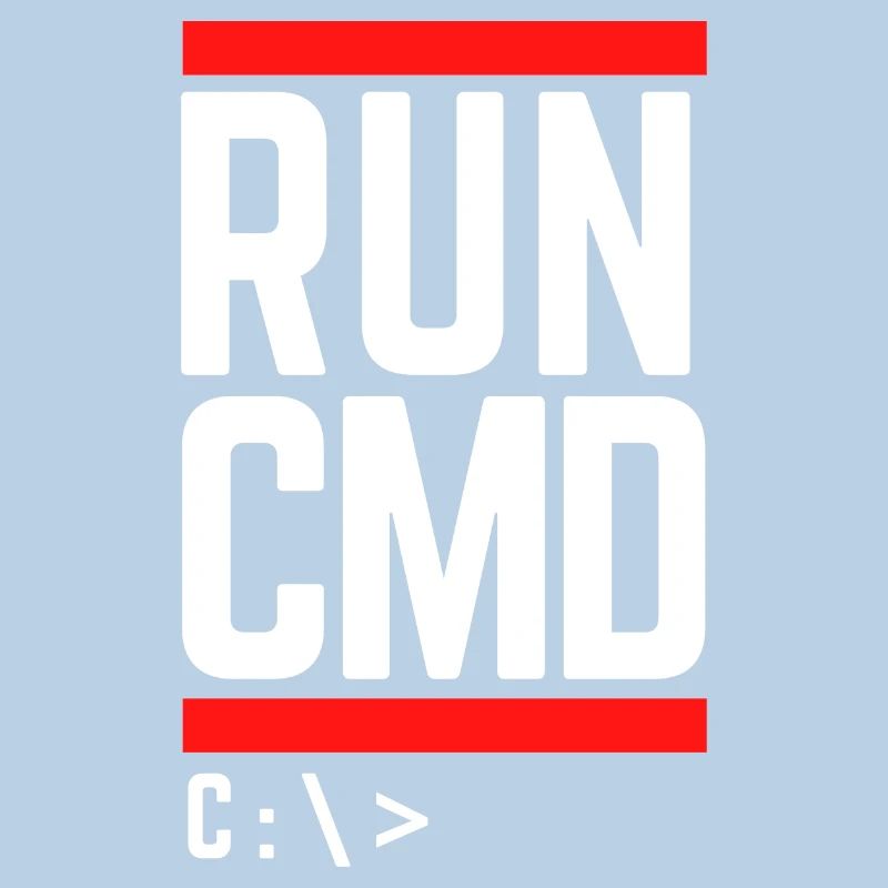Run CMD Lustiger Spruch Informatik Nerd Code
