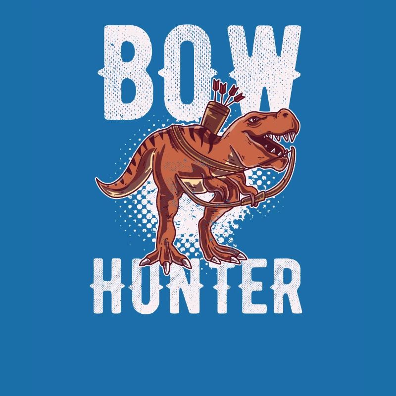 Lustiger T-Rex Bogenjäger Bogenschießen Tierpfeil Shoote