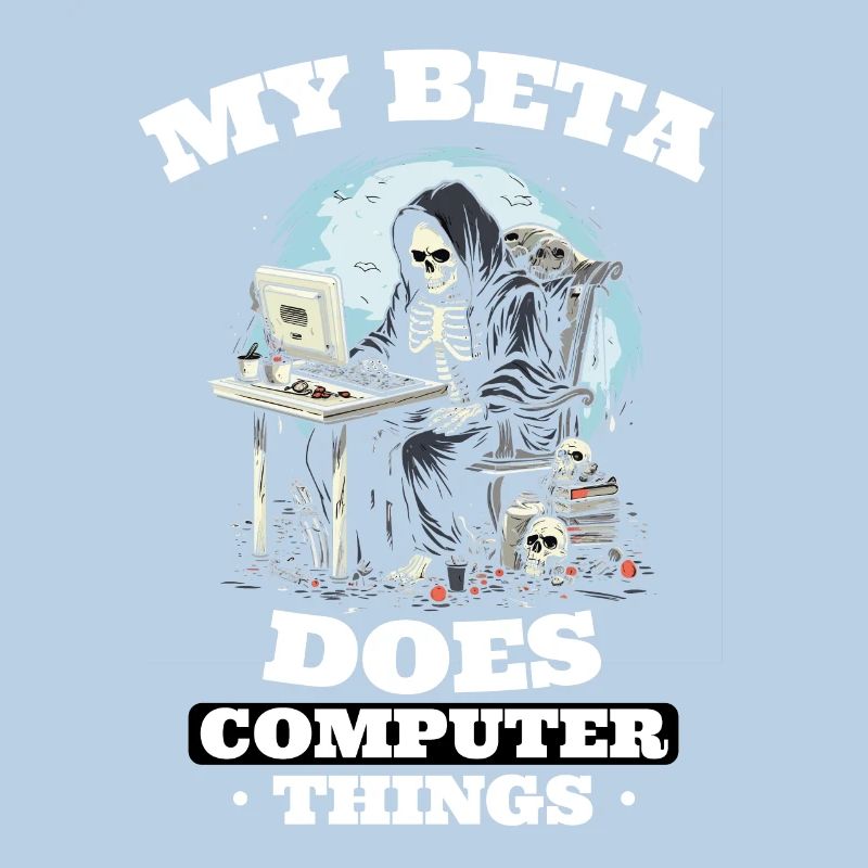 Mein Beta macht Computerdinge Programmierer