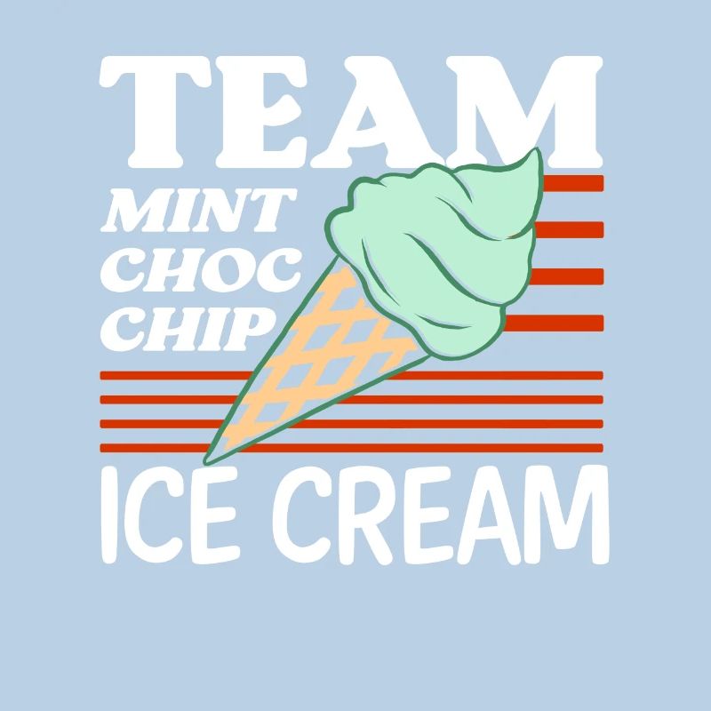 Team Mint Choc Eiswaffel Eiscreme Eis