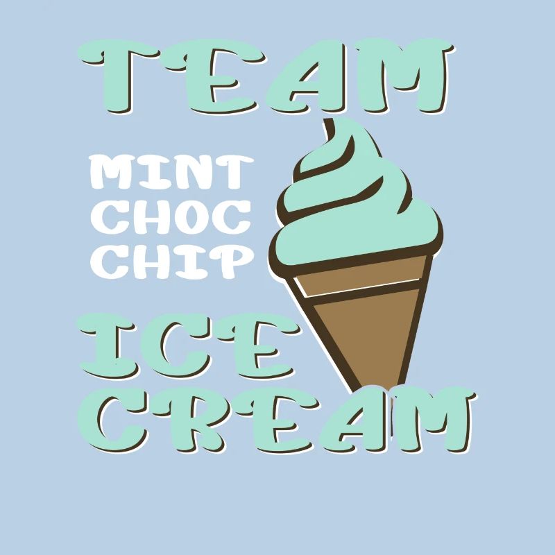 Team Mint Choc Eiswaffel Eiscreme Eis