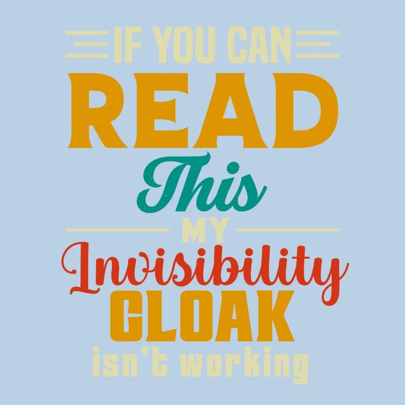 My invisible coat doesn't work