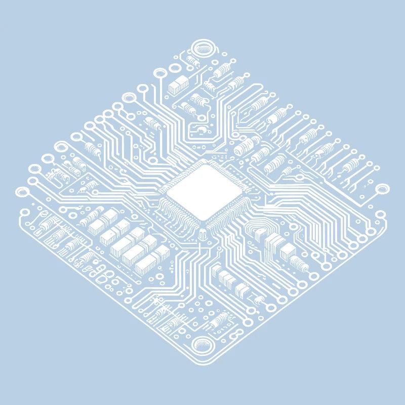 CPU anatomique et PCB - Cool Computer Scientists