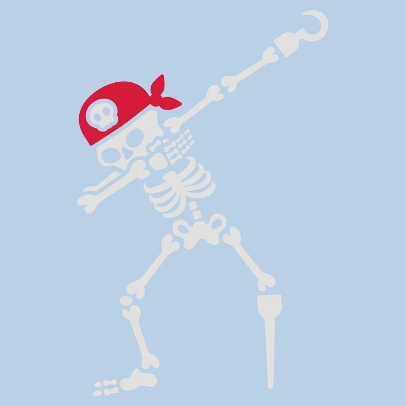 Dab / dabbing skeleton pirate