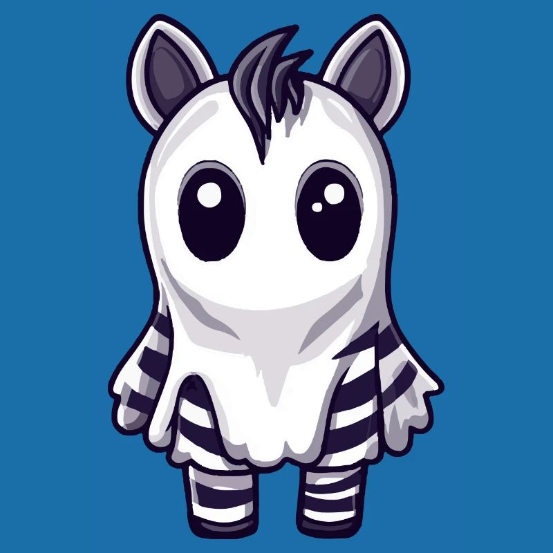 Zebra Halloween Comic Geist