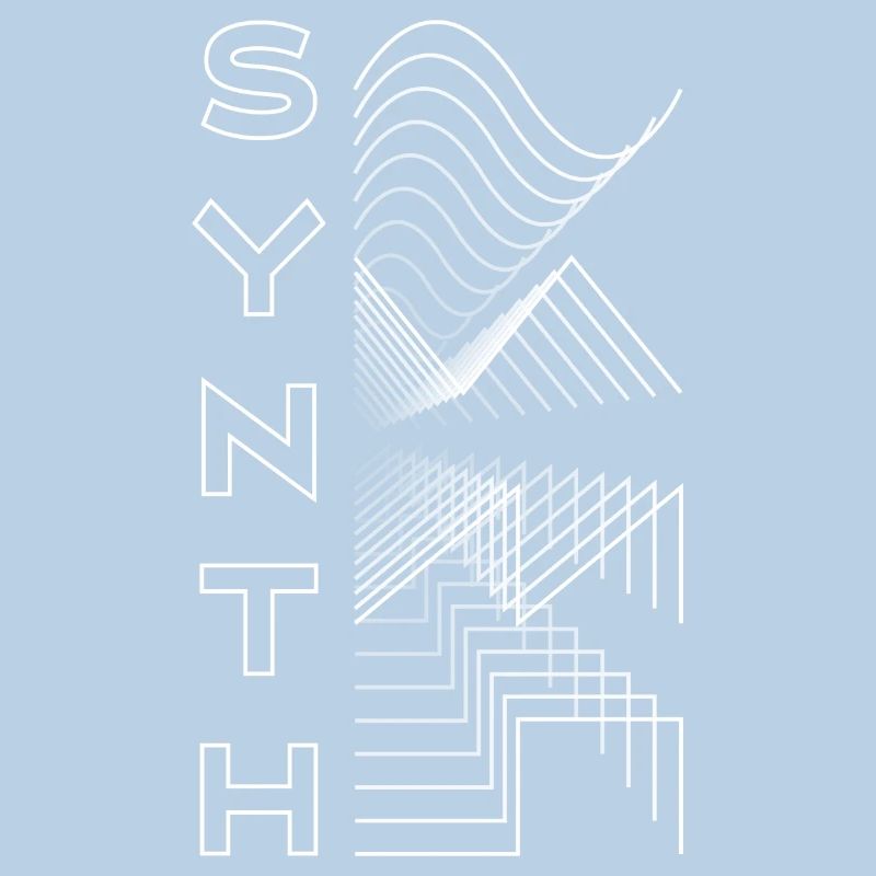 Synth Waveform Audio Analog Design Modular Gift