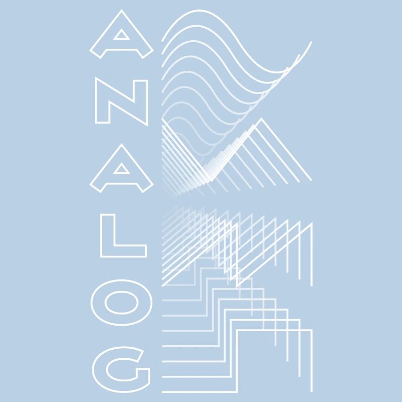 Analog Waveform Audio Digital Design Modular Gift