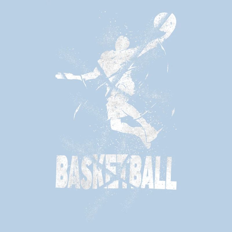 Basketteur Basketteur Dunking Grunge Splash