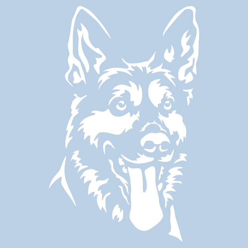 German Shepherd Head