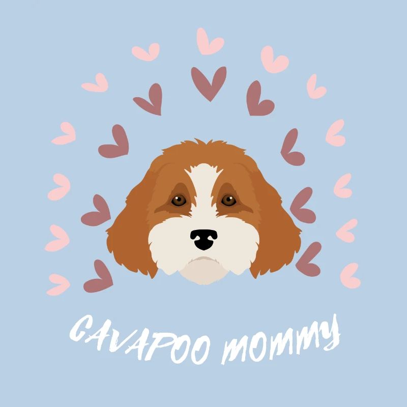 CAVAPOO MOMMY. Nice cute dog. Dog lover.