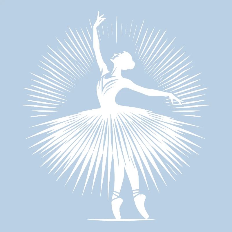 Danseuse de ballet gracieuse dans une pose de danse parfaite