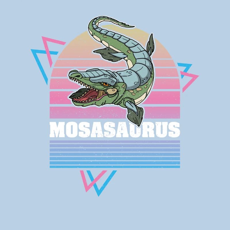 Mosasaurus Urzeit Dino Kinder Spruch Geschenk