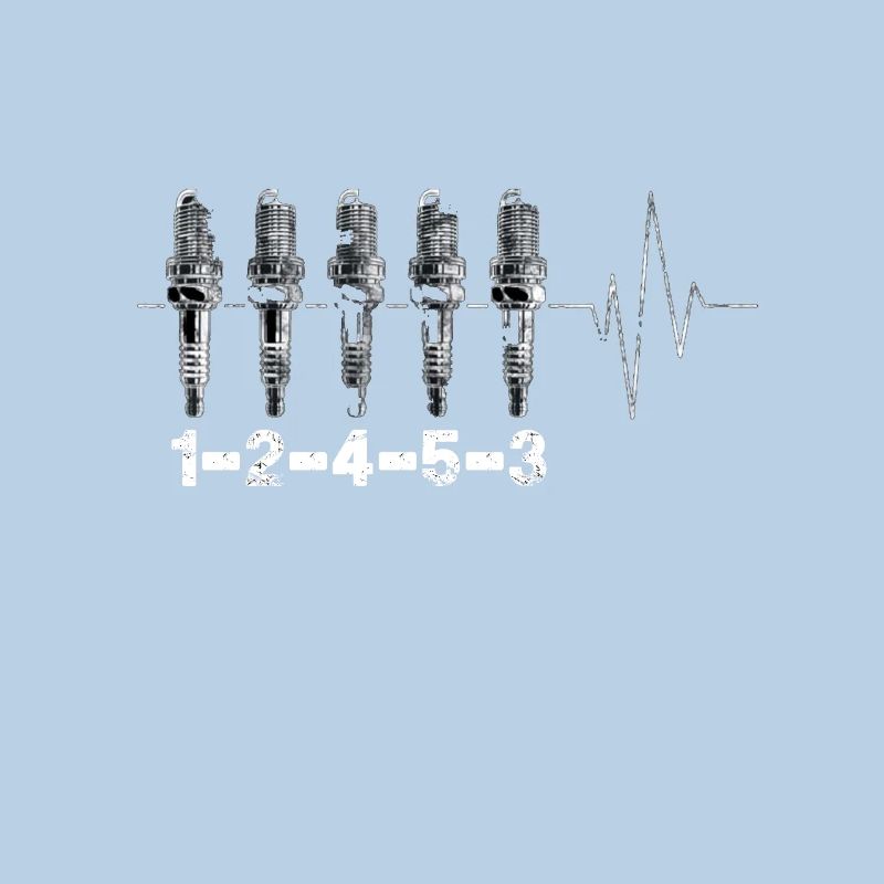 5 cylinder turbo oldtimer 1-2-4-5-3 gift idea