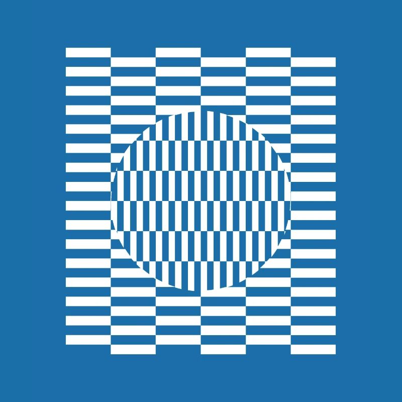 Imagination d'illusion de perception de grille visuelle