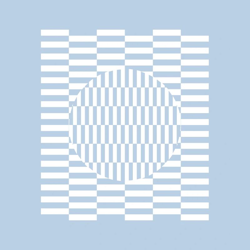 Imagination d'illusion de perception de grille visuelle