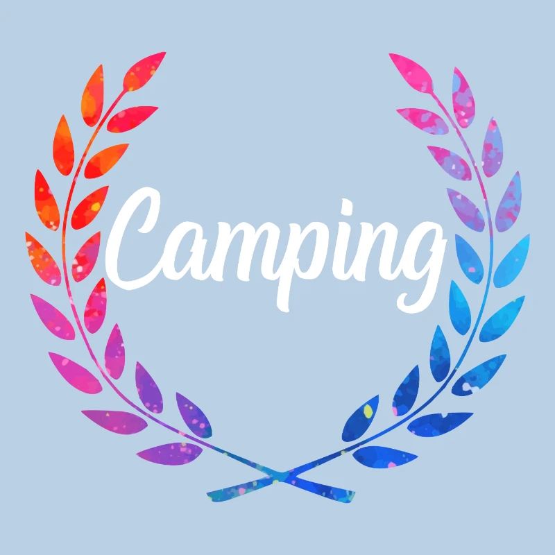 Camping Farblaurel Script
