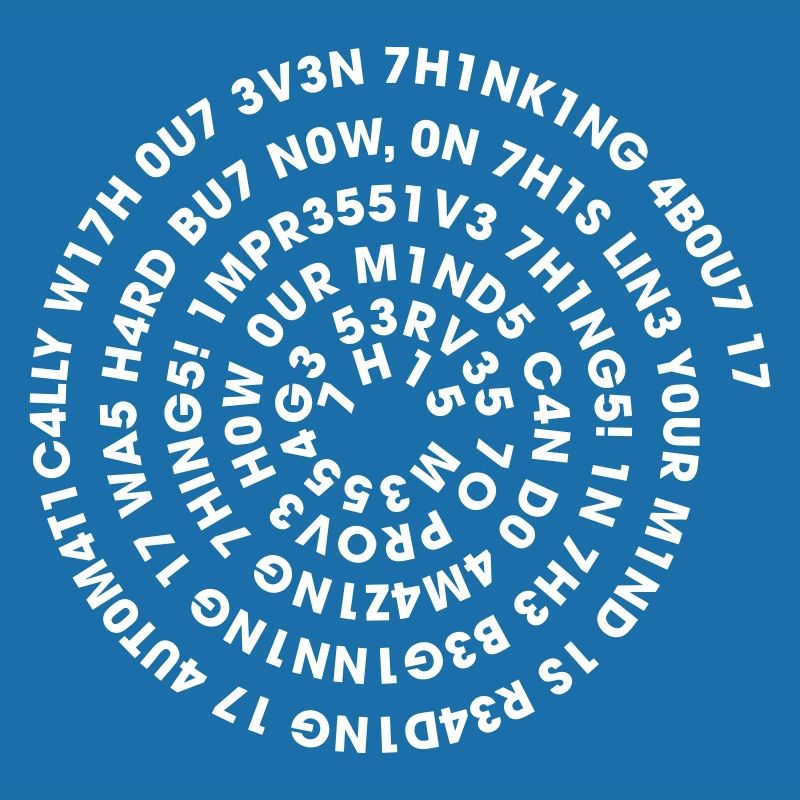 Leetspeak Spirale – Nerd Code 1337 Geek Design