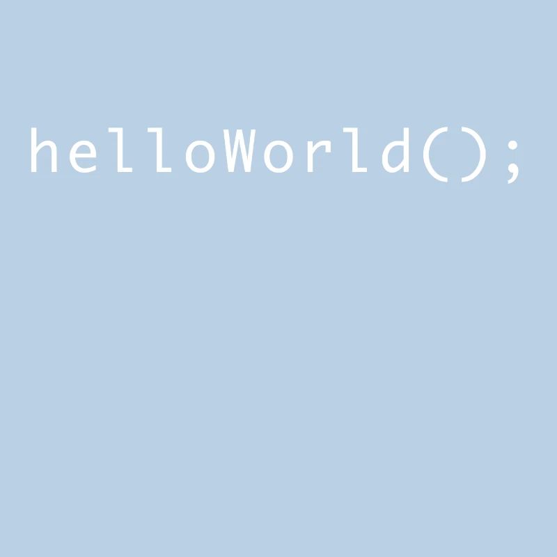 HelloWorld Program Code Coding Informatik