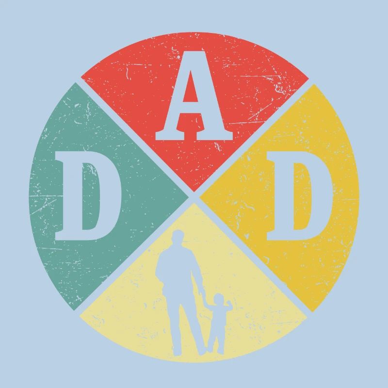 Father and Son Retro Gift Daddy Son