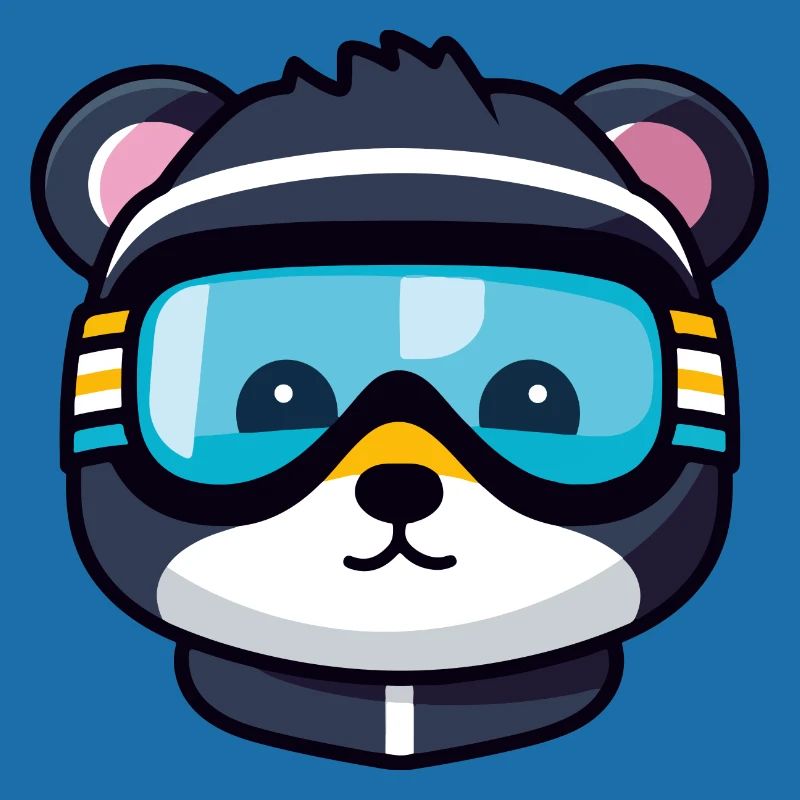 Ski Bear Comic