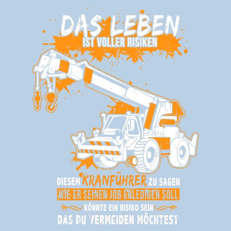 Kranführer mit Autokran oder Kran LKW