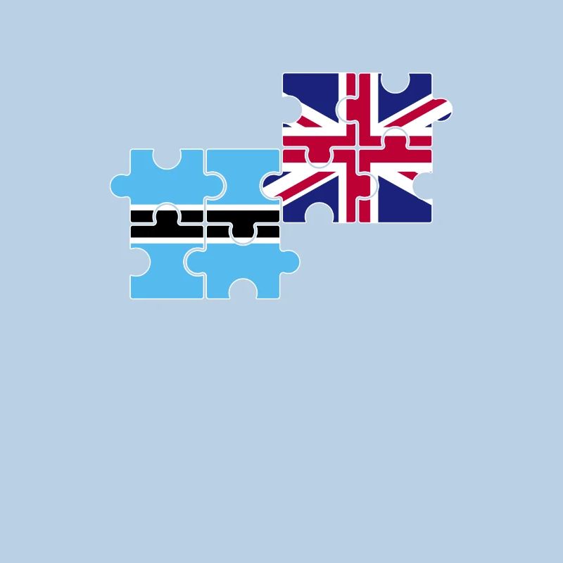 Botswana Drapeau du Royaume-Uni Botswanais britannique
