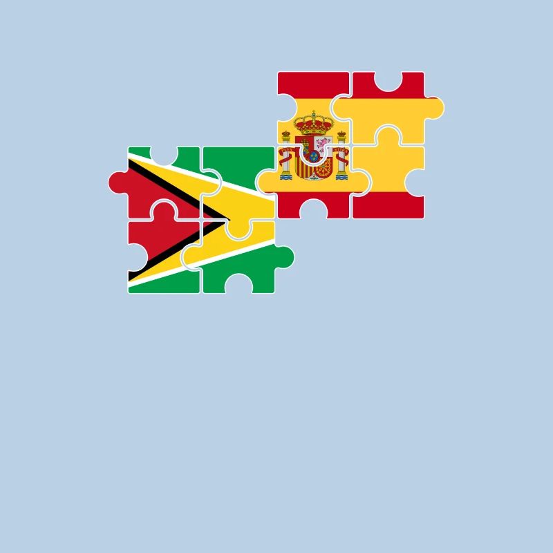 Drapeau de la Guyane, Espagne, Guyanais