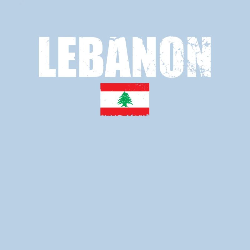 Liban Vintage Libanais Drapeau Libanais
