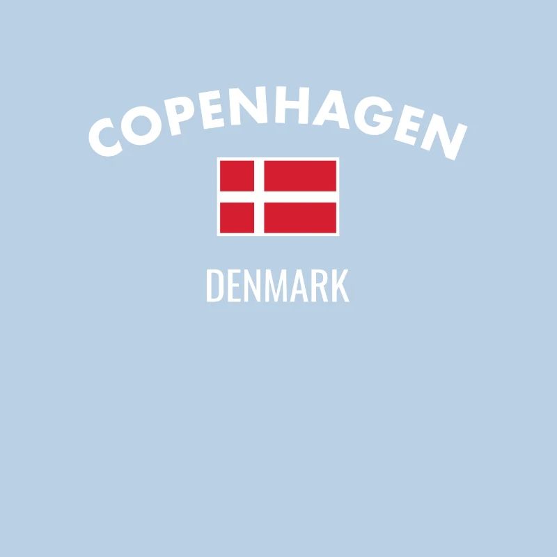 Copenhague Danemark Drapeau danois Proud Dane