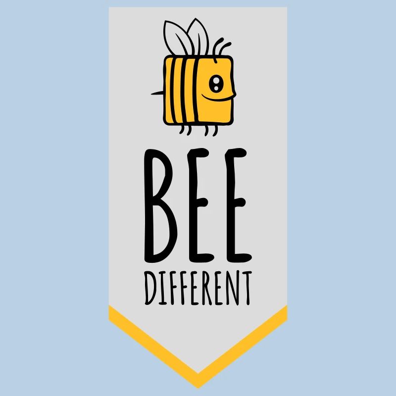 bee different Spruch Zitat