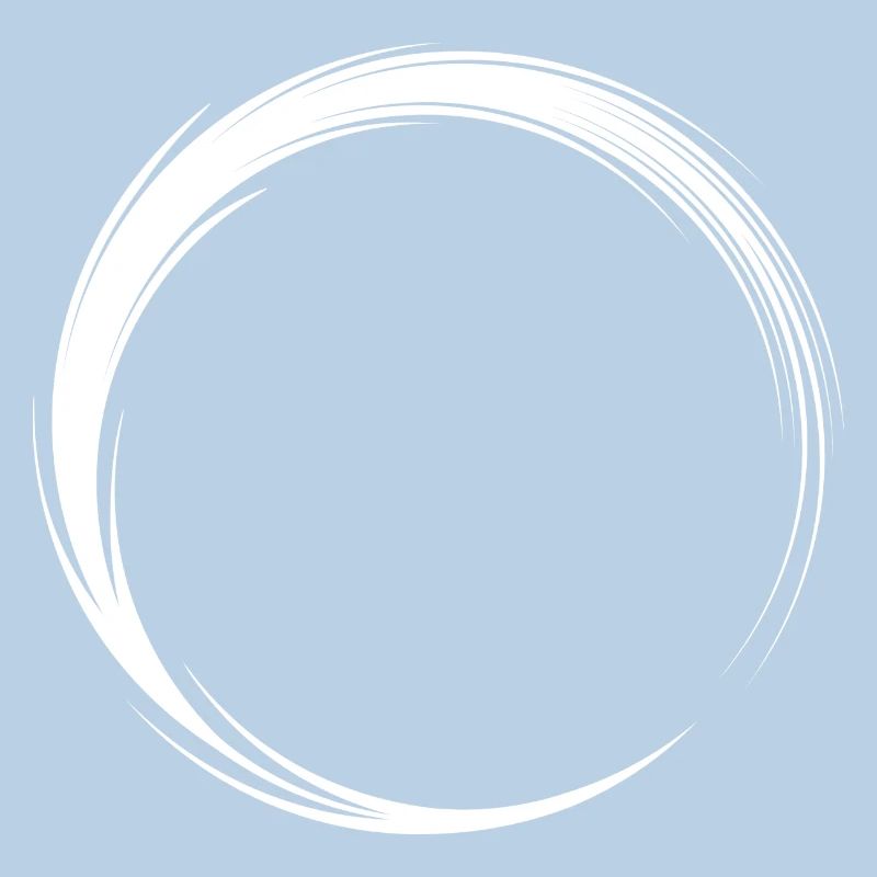 Circle shape circle icon design variant New white