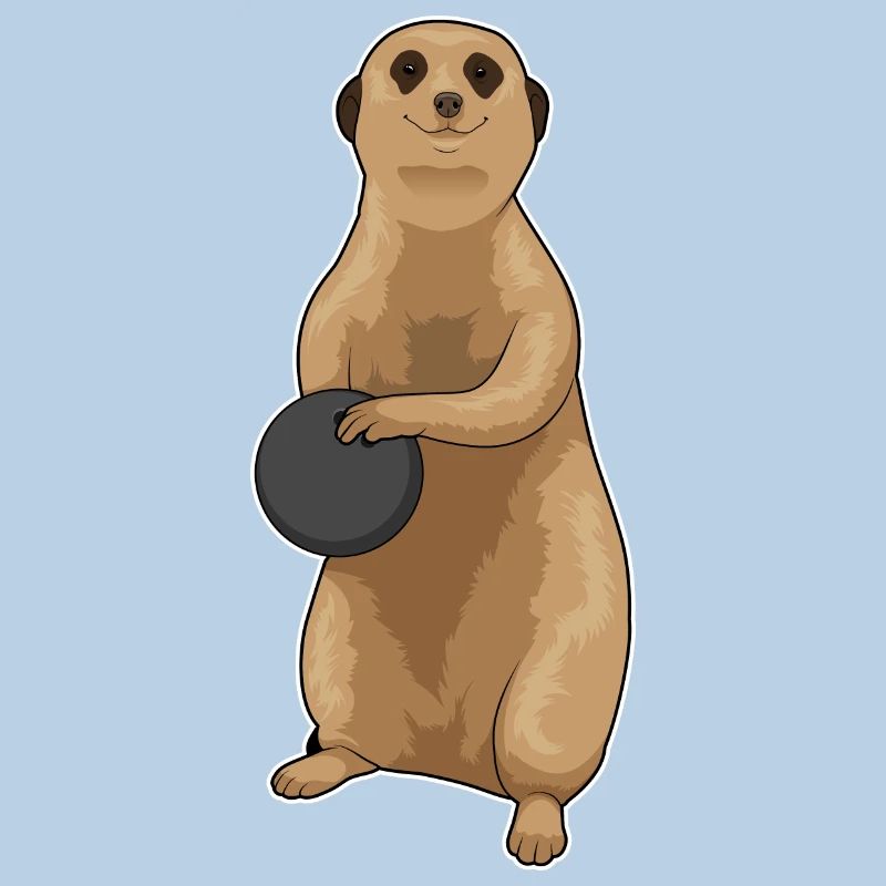 Suricate Boule de bowling
