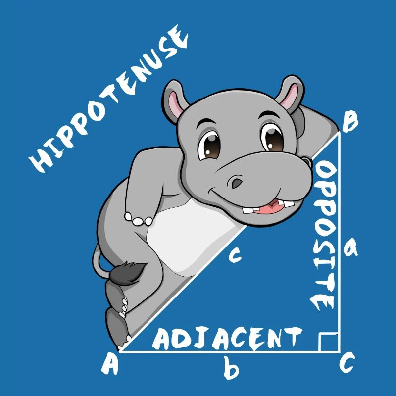 Hippotenuse Cool Fun Shirt Pythagoras Math Lovers