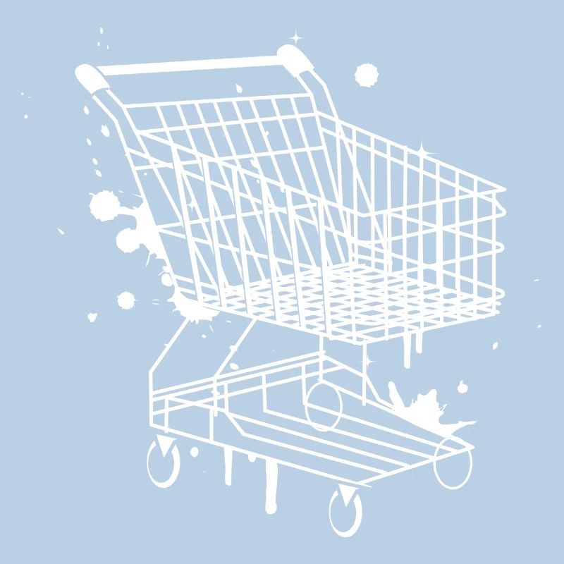 Panier d'achat graffiti