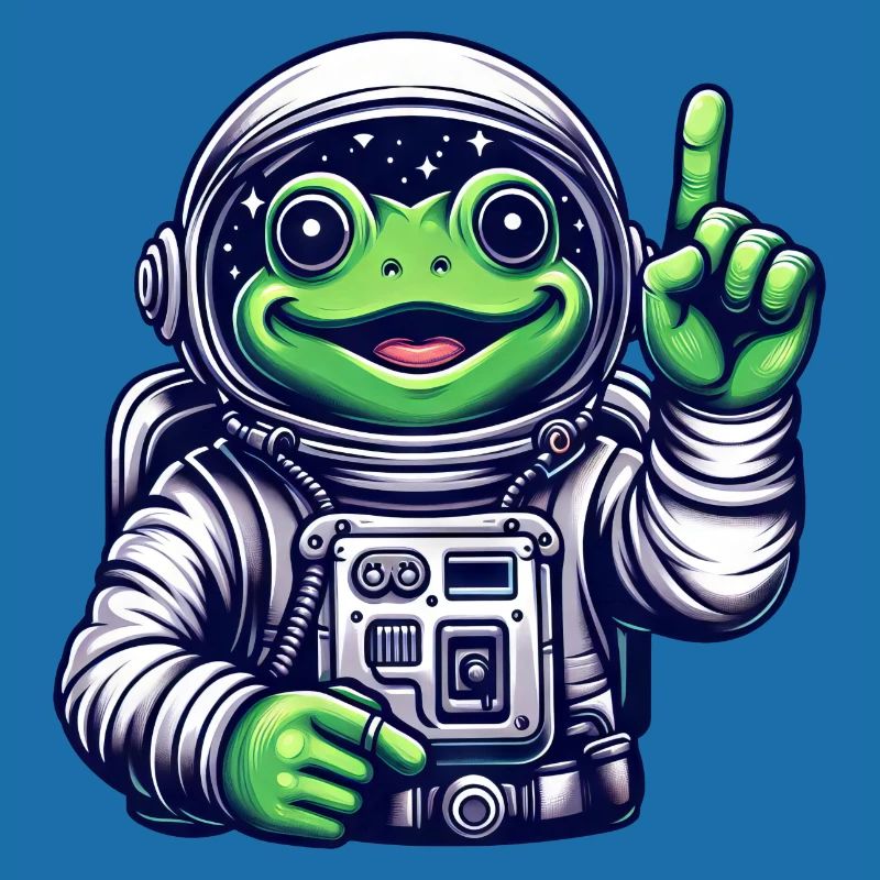 Astronaut Frog Toad Space Cosmonaut