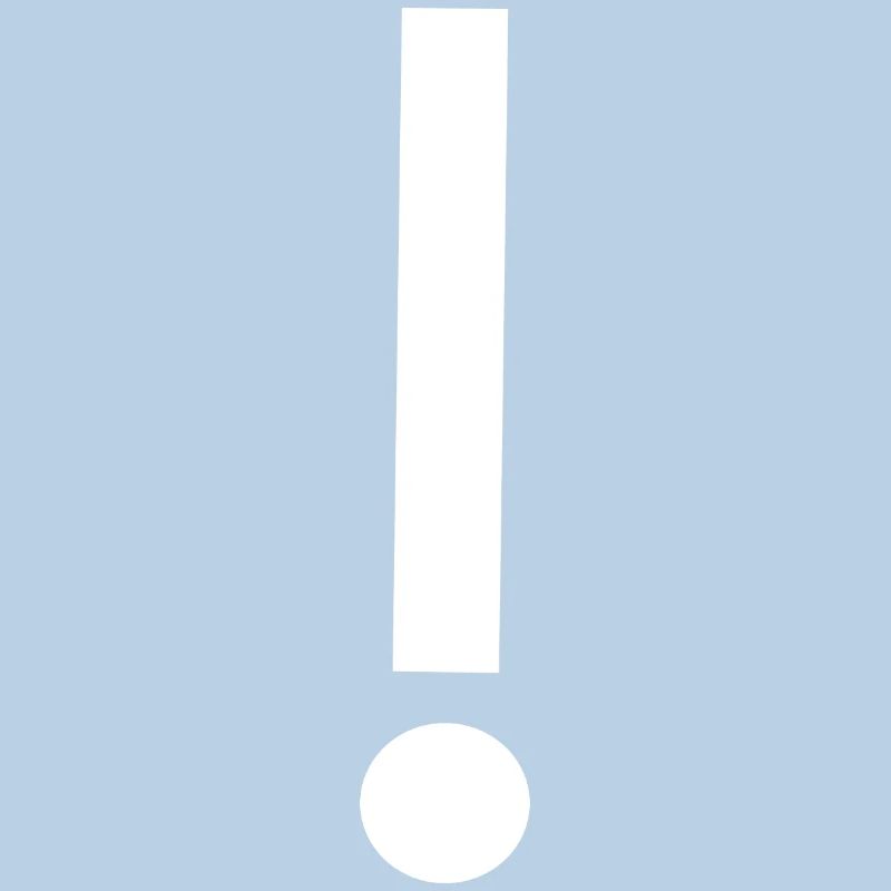 Modèle de modèle de point d’exclamation Modèle